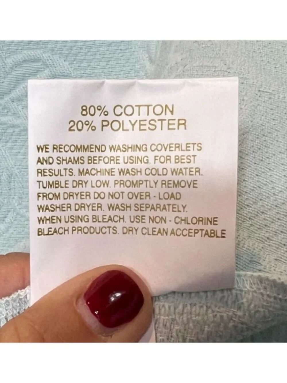 Colchas S. Domingos Baby Blue Scalloped Pillow Sham Cotton Blend Portugal 21X27
